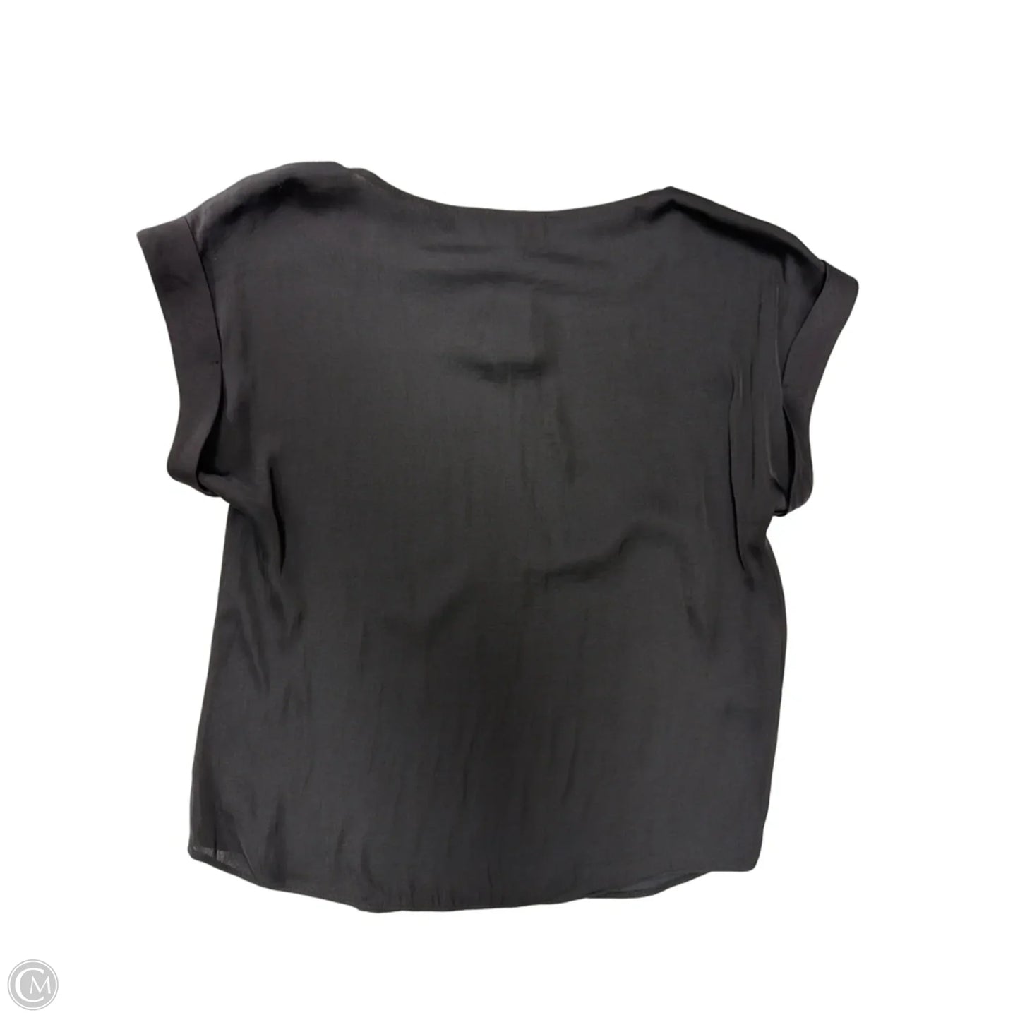 Top Short Sleeve By Nine West Apparel In Black, Size: S