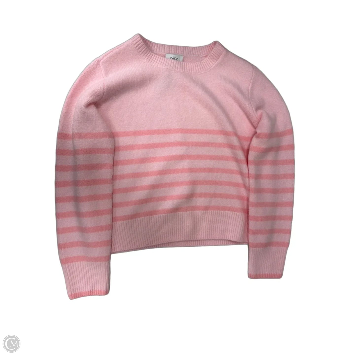 Sweater By Cece In Striped Pattern, Size: M