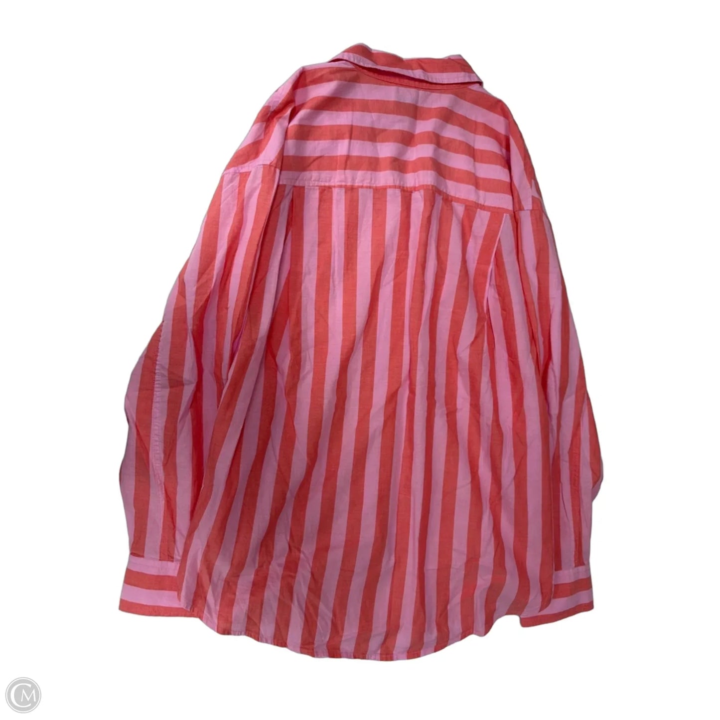 Top Long Sleeve By Sonoma In Striped Pattern, Size: 1x