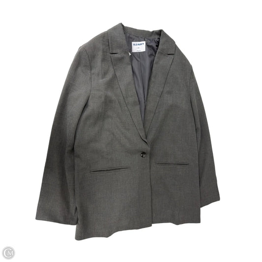 Blazer By Old Navy In Grey, Size: 1x