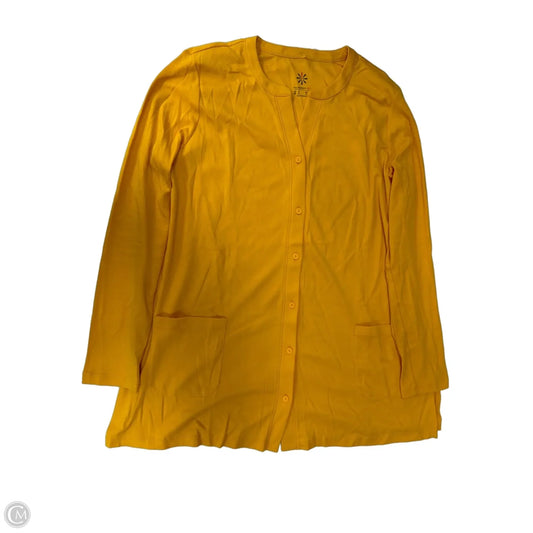 Cardigan By Isaac Mizrahi Live Qvc In Yellow, Size: M