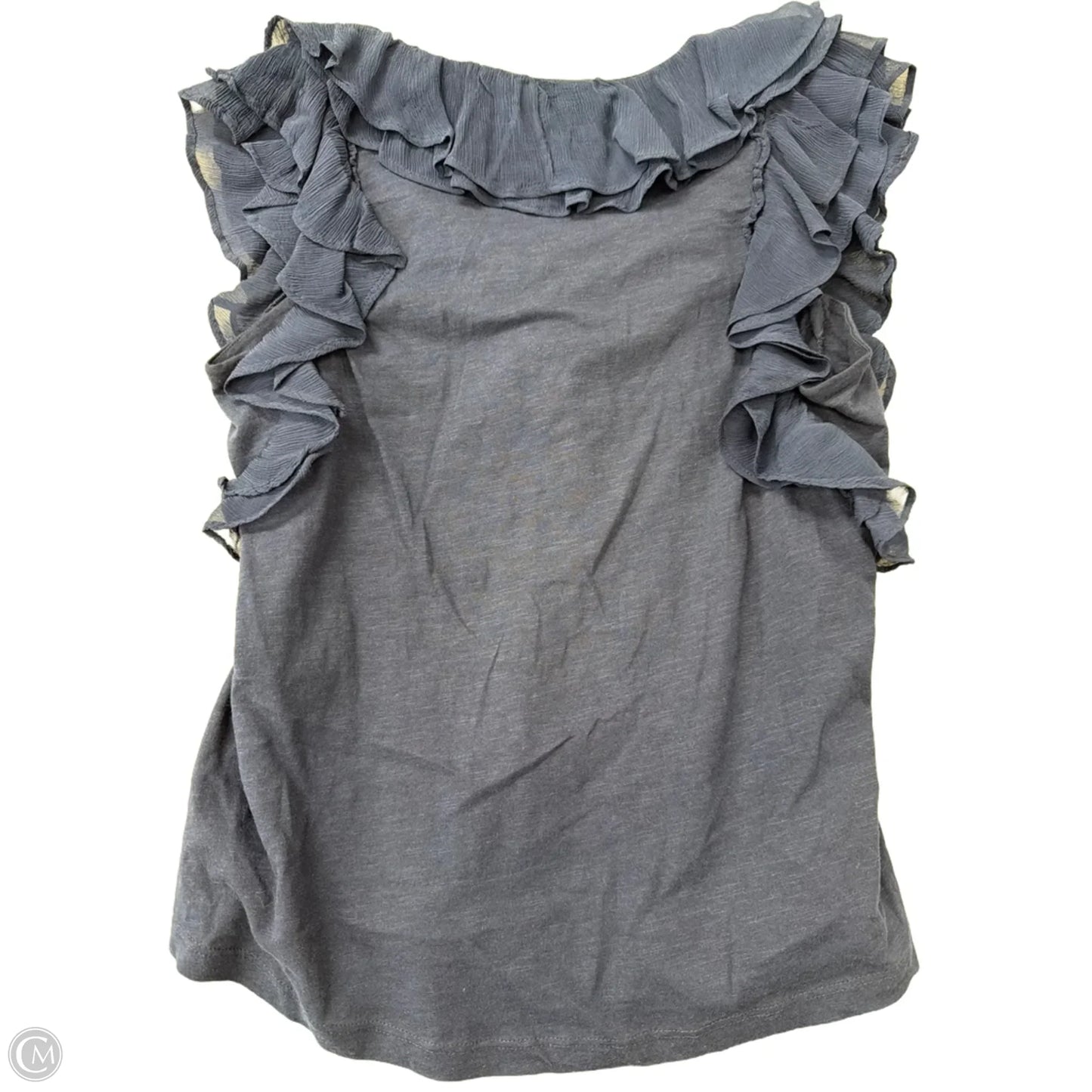 Top Sleeveless By Anthropologie In Navy, Size: S