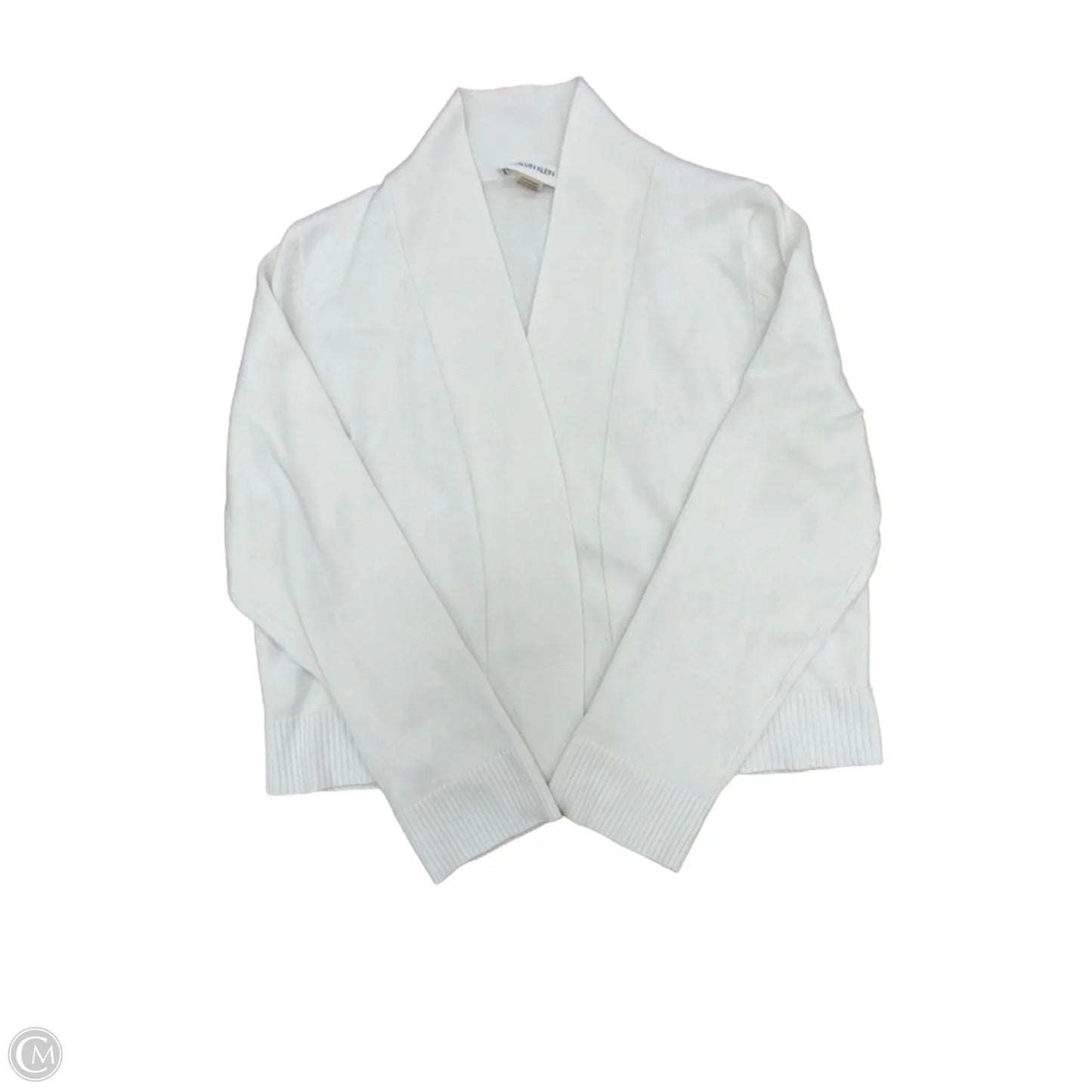 Cardigan By Calvin Klein In White, Size: M