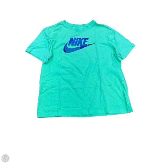 Top Short Sleeve By Nike Apparel In Green, Size: L
