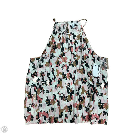 Top Sleeveless By Nine West Apparel In Multi-colored, Size: Xl