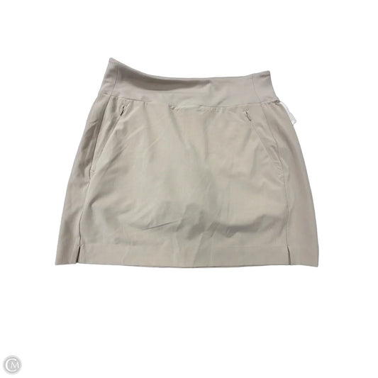 Athletic Skort By Athleta In Beige, Size: S