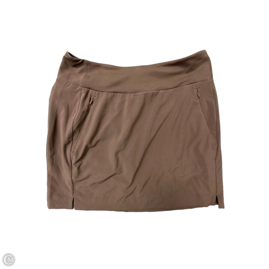 Athletic Skort By Athleta In Brown, Size: S
