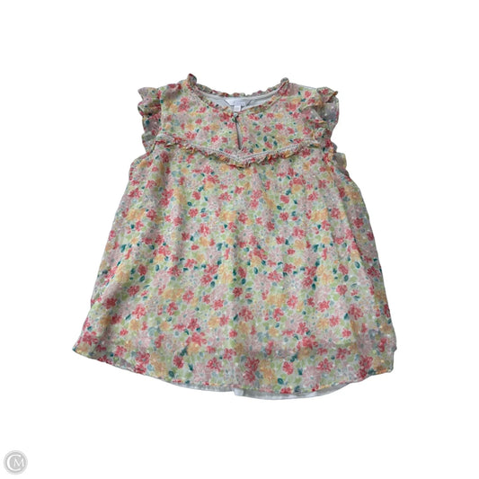 Top Sleeveless By Lc Lauren Conrad In Floral Print, Size: 1x