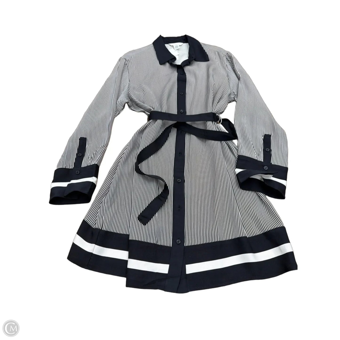 Dress Casual Short By H&m In Striped Pattern, Size: M