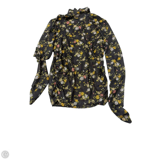 Top Long Sleeve By Cinq A Sept In Floral Print, Size: L