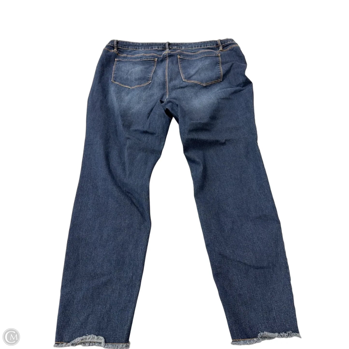 Jeans Skinny By Love Fire In Blue Denim, Size: 22