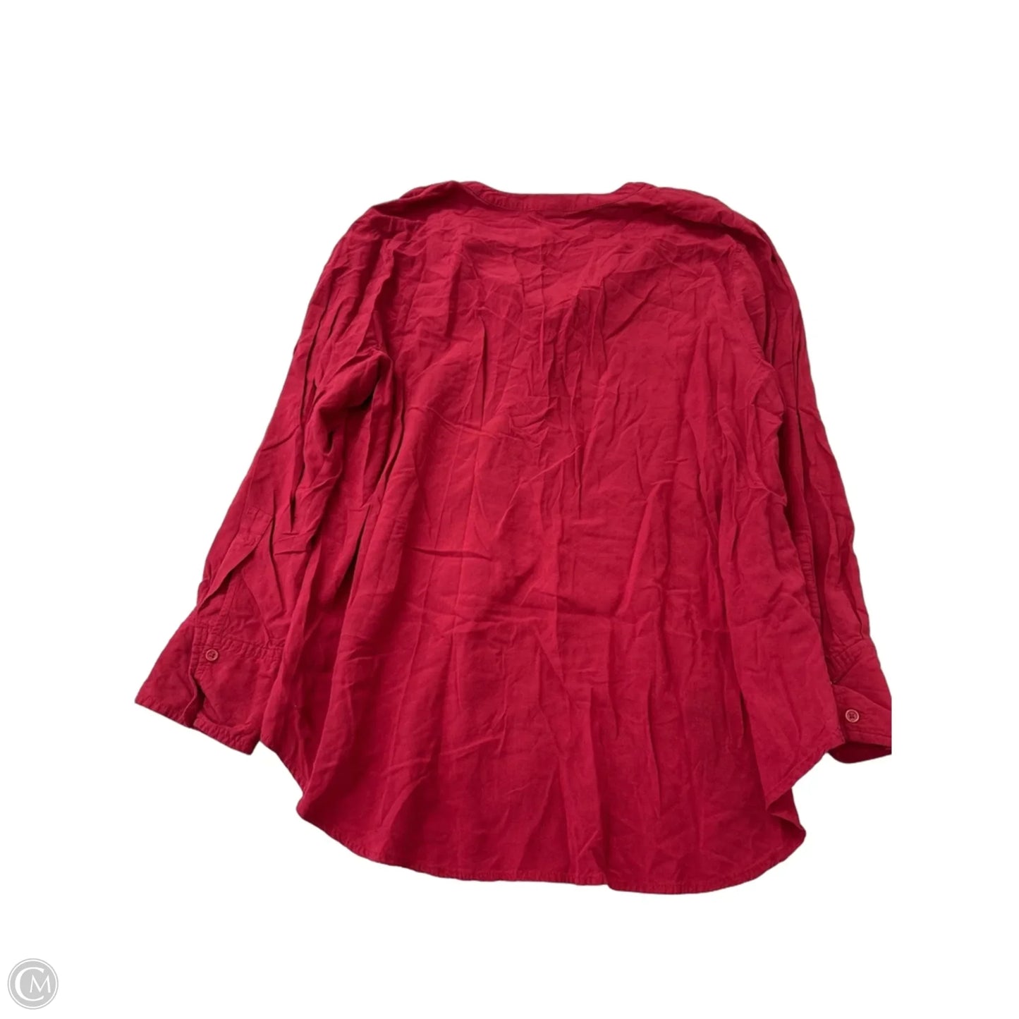 Top Long Sleeve By Old Navy In Red, Size: Xl