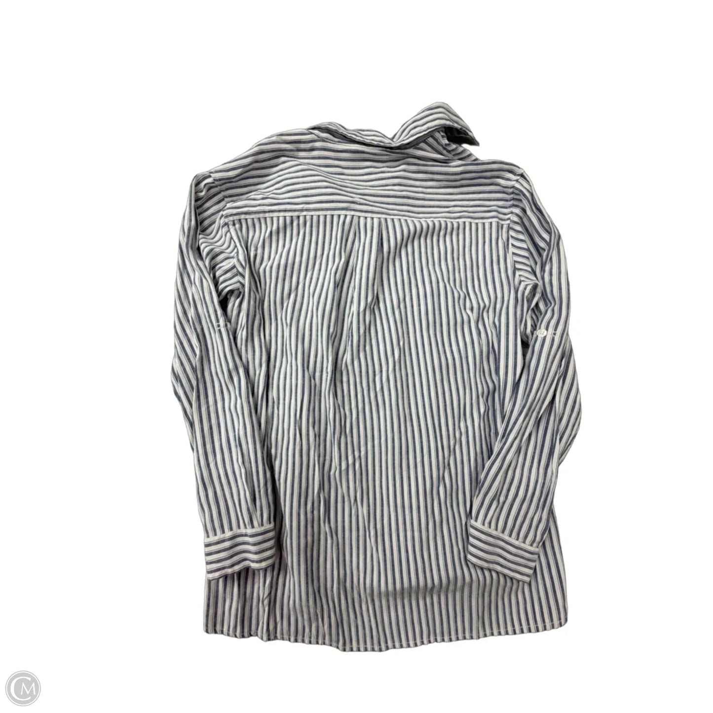Top Long Sleeve By Max Studio In Striped Pattern, Size: S