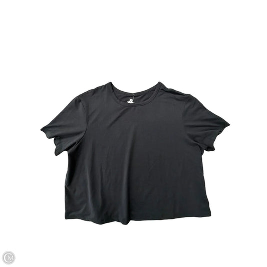 Athletic Top Short Sleeve By All In Motion In Black, Size: Xl