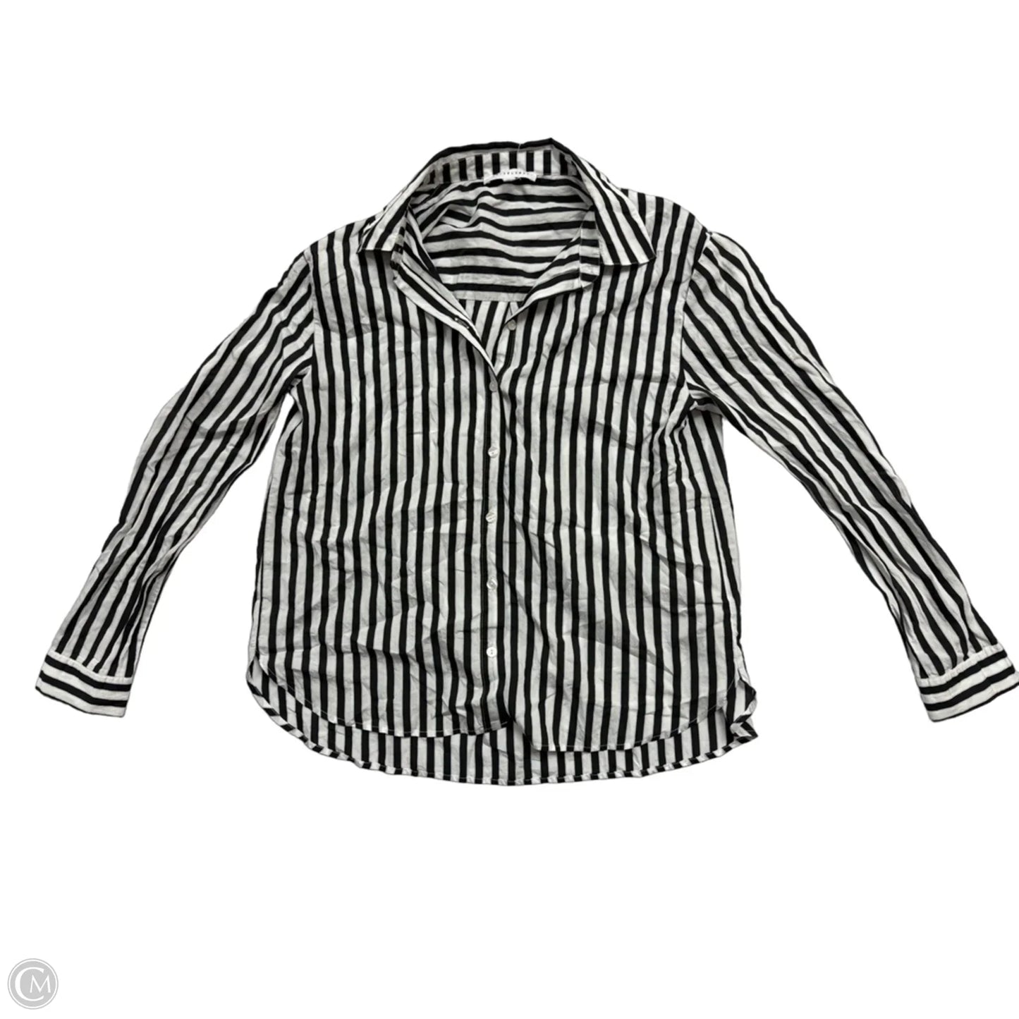 Top Long Sleeve By Jane And Delancey In Striped Pattern, Size: S