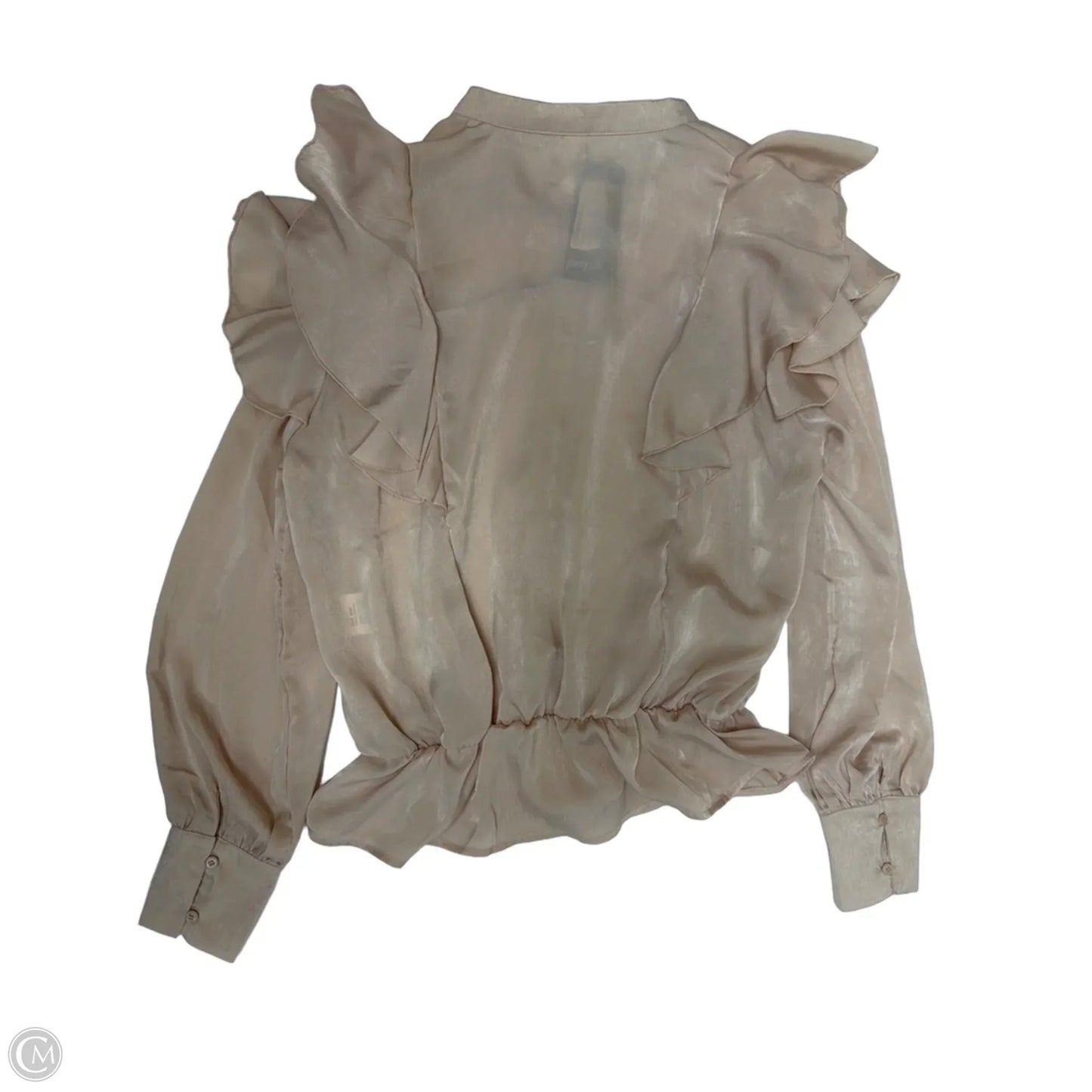 Top Long Sleeve By Nasty Gal In Pink, Size: M