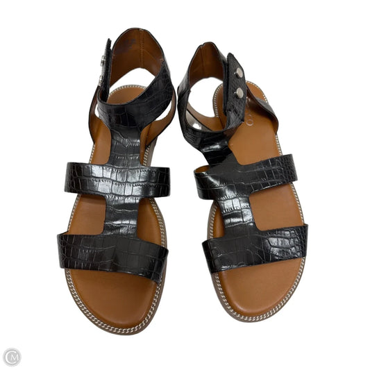 Sandals Flats By Franco Sarto In Black, Size: 9.5