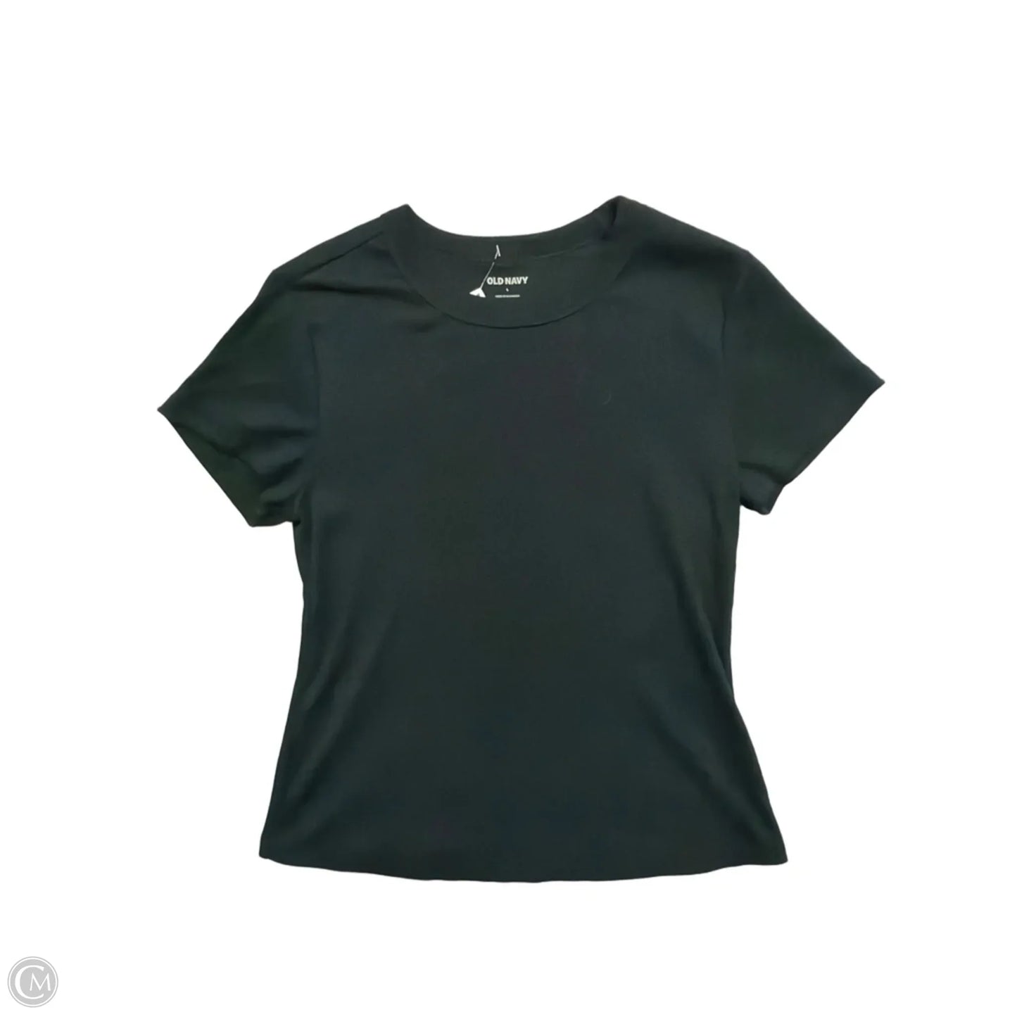 Top Short Sleeve Basic By Old Navy In Black, Size: L
