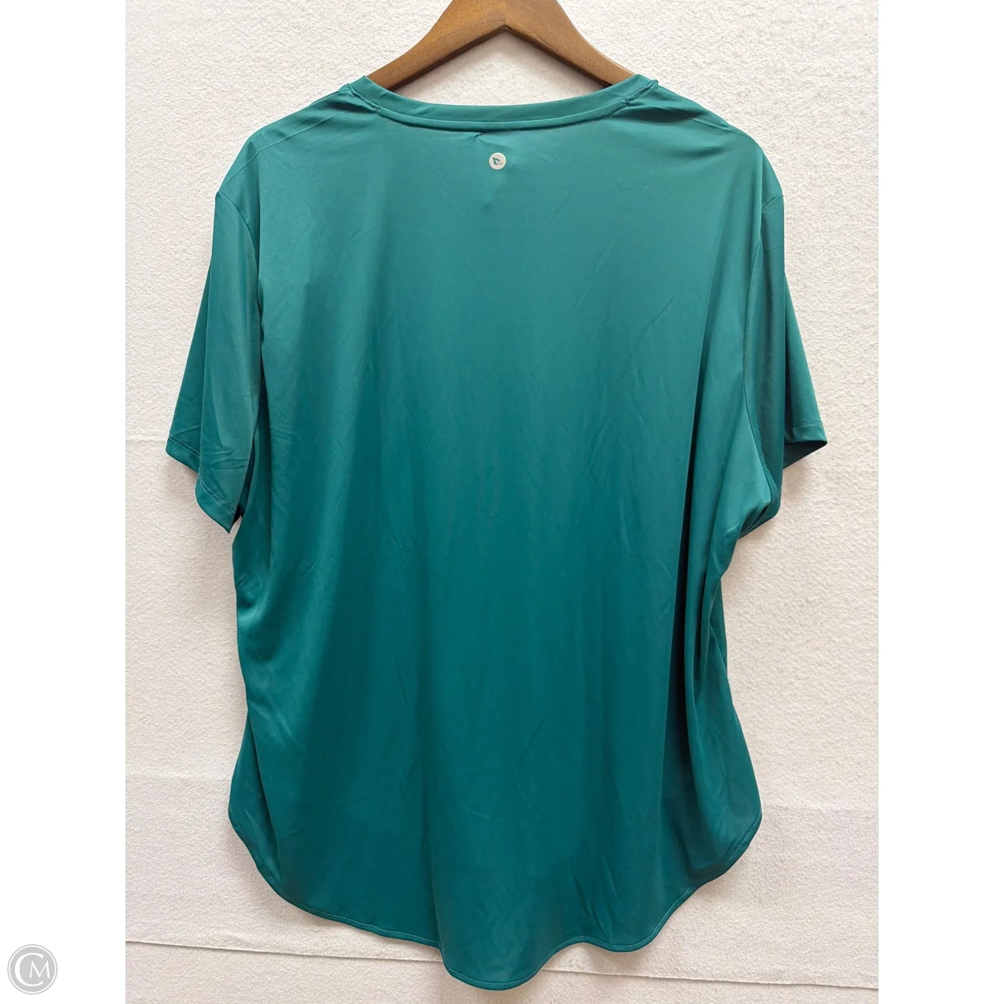 Athletic Top Short Sleeve By Baleaf In Teal, Size: 3x
