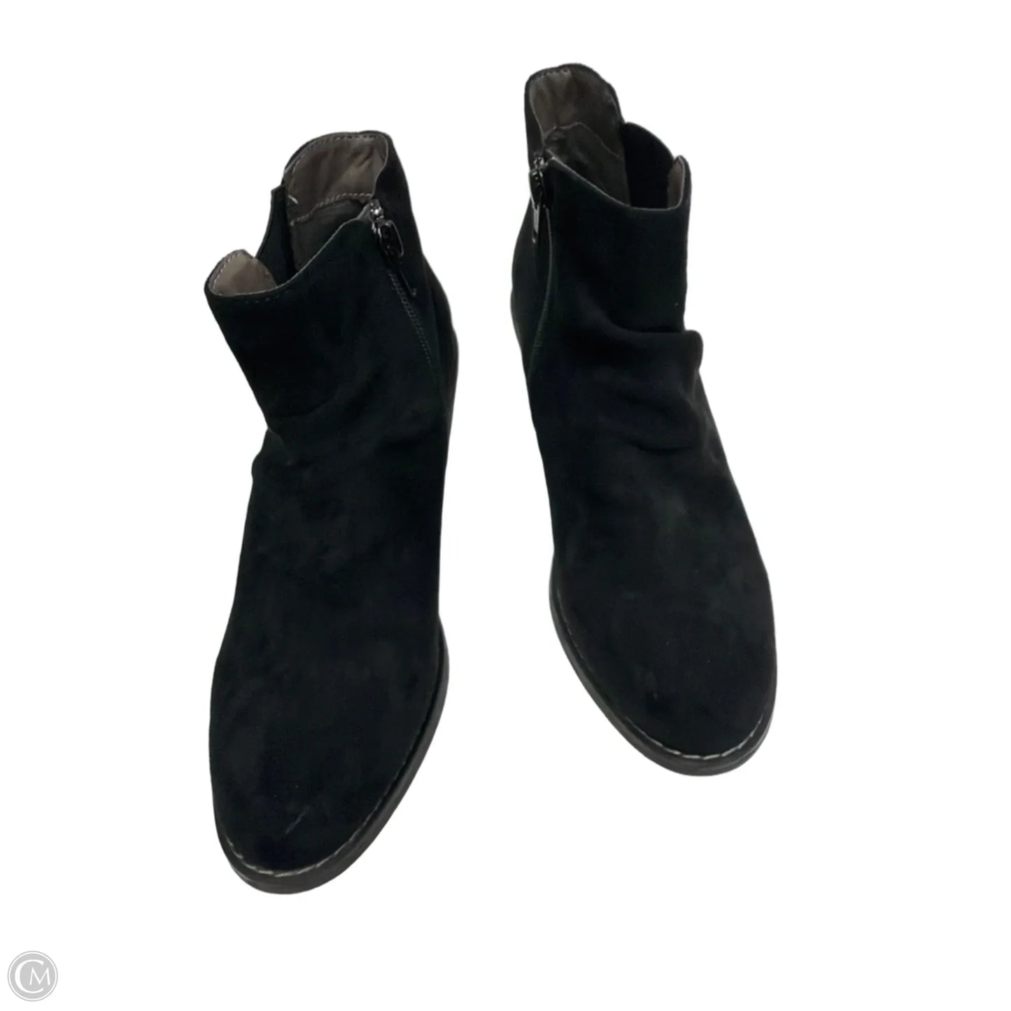 Boots Ankle Flats By Sofft In Black, Size: 7.5