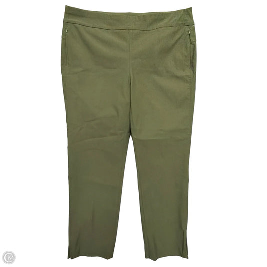 Pants Dress By Chicos In Green, Size: 1x