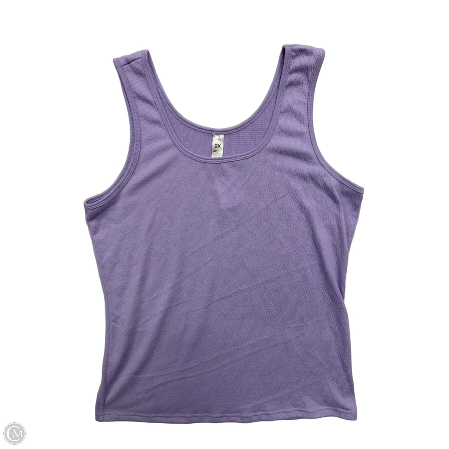 Tank Top By Just Be In Purple, Size: 2x