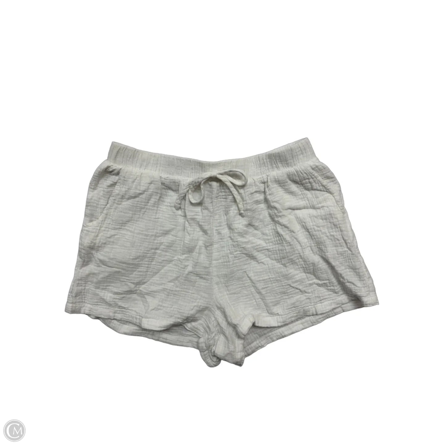 Shorts By Decree In White, Size: L