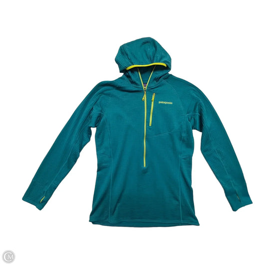Athletic Jacket By Patagonia In Teal, Size: L