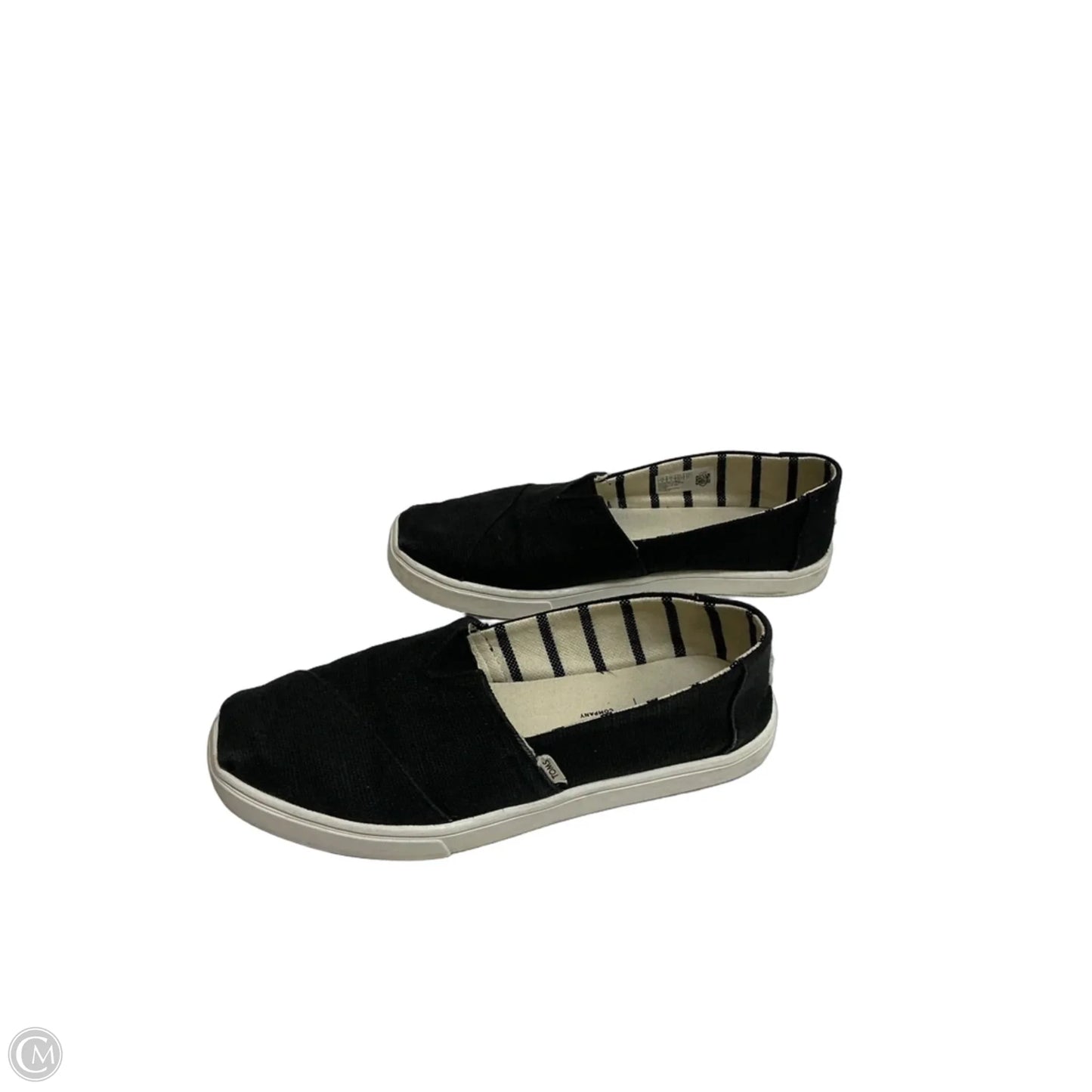 Shoes Flats By Toms In Black, Size: 6