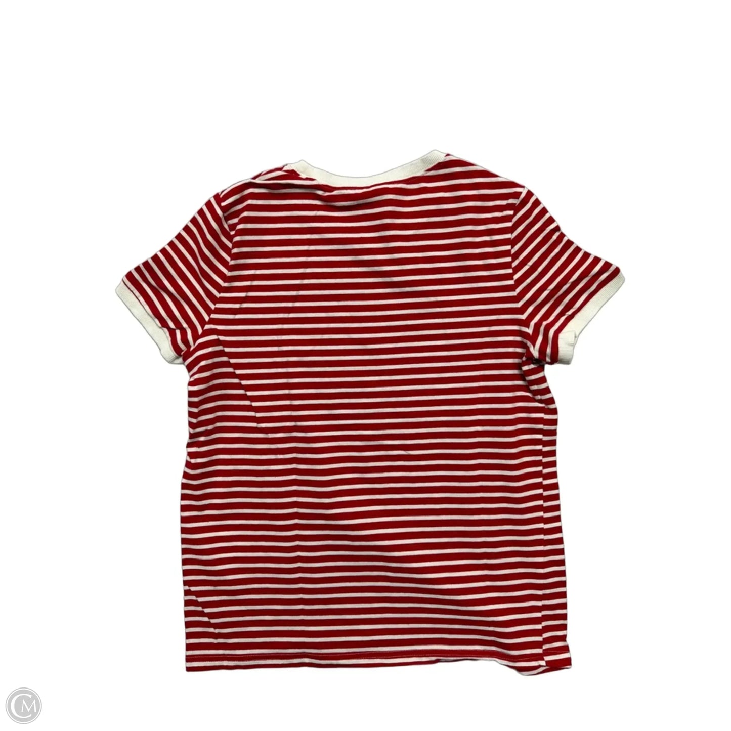 Top Short Sleeve By Clothes Mentor In Striped Pattern, Size: M