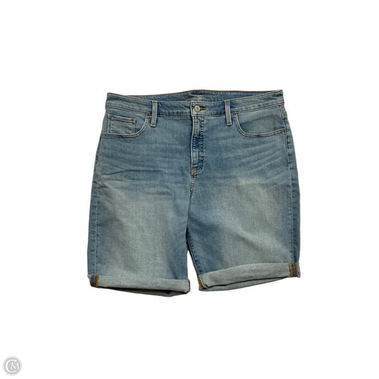Shorts By Chicos In Blue Denim, Size: 14
