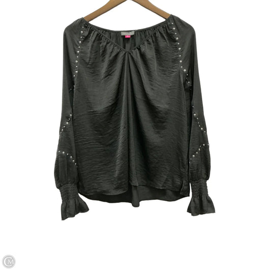 Top Long Sleeve By Vince Camuto In Black, Size: Xl