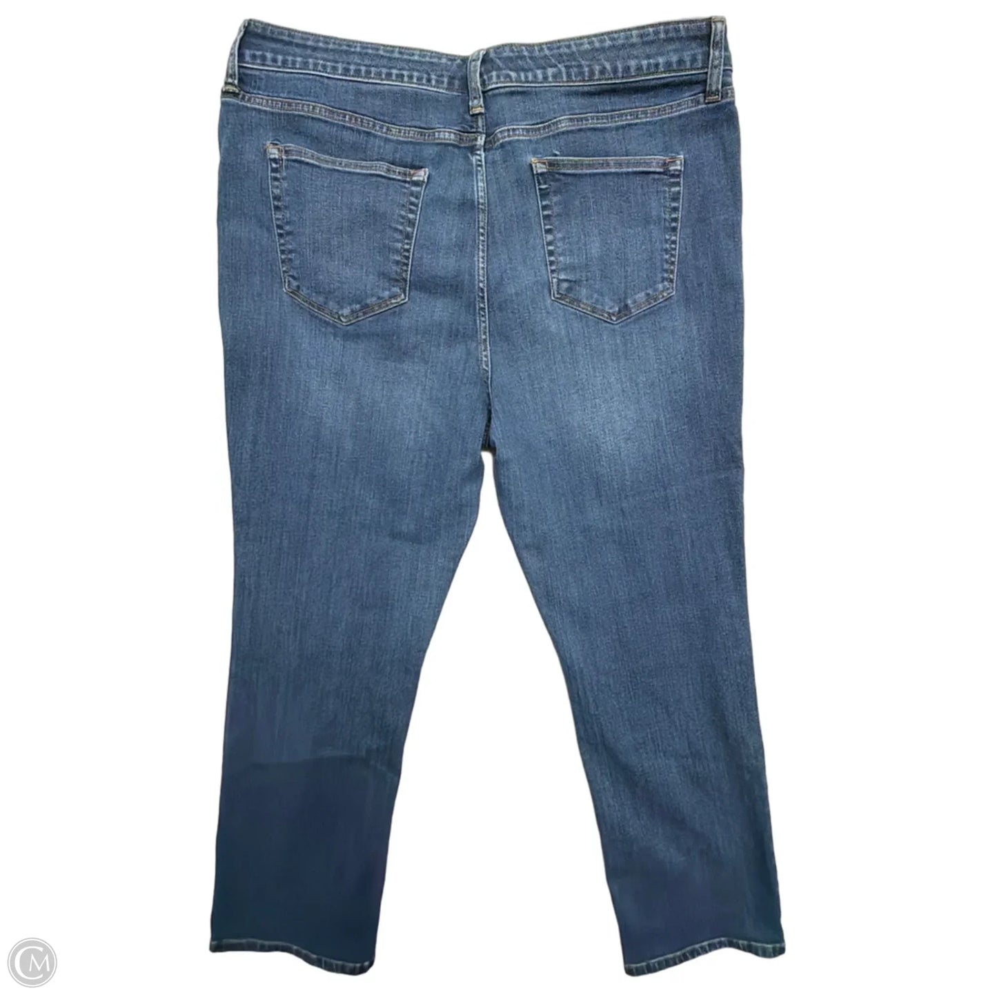 Jeans Straight By St Johns Bay In Blue Denim, Size: 18