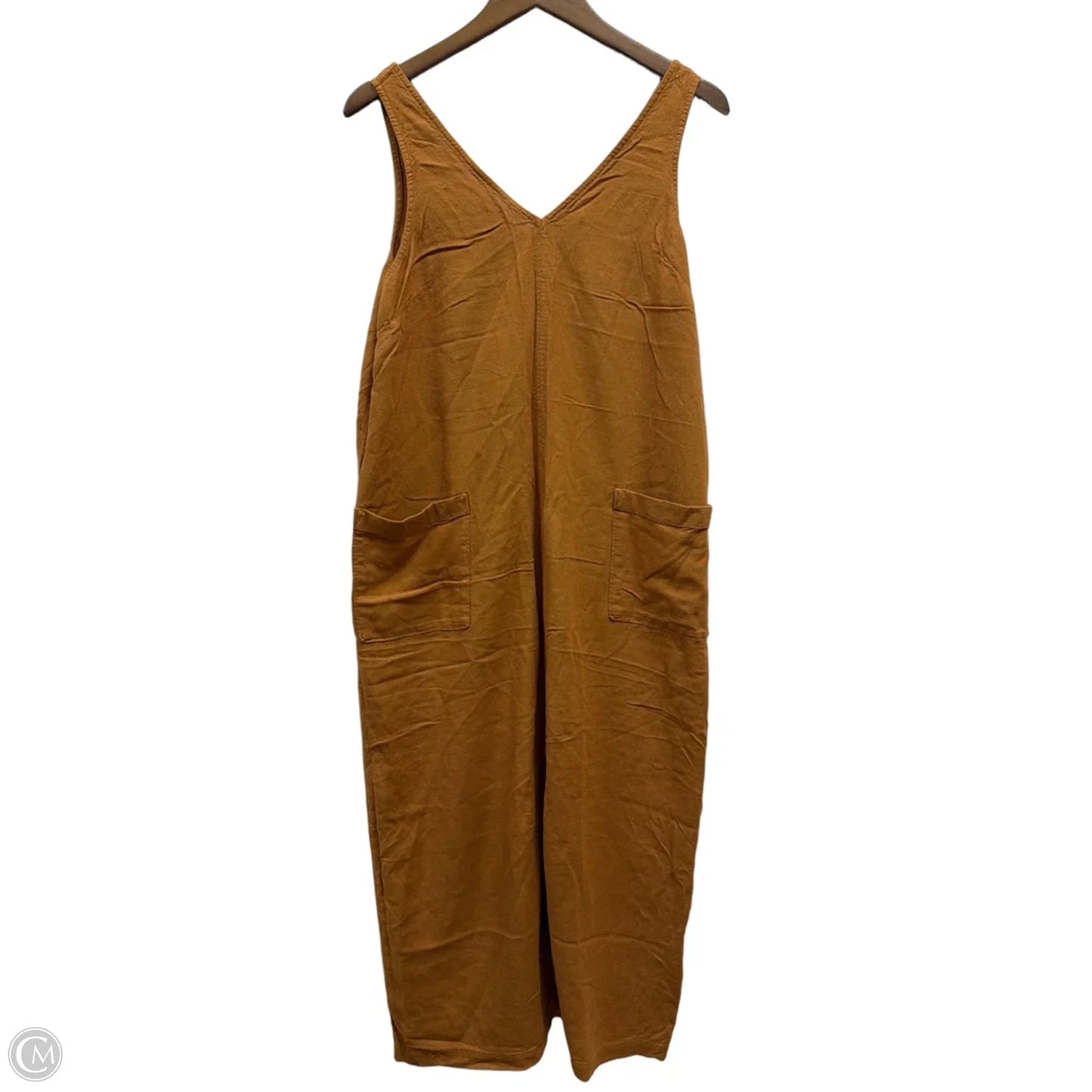 Dress Casual Midi By Old Navy In Brown, Size: L