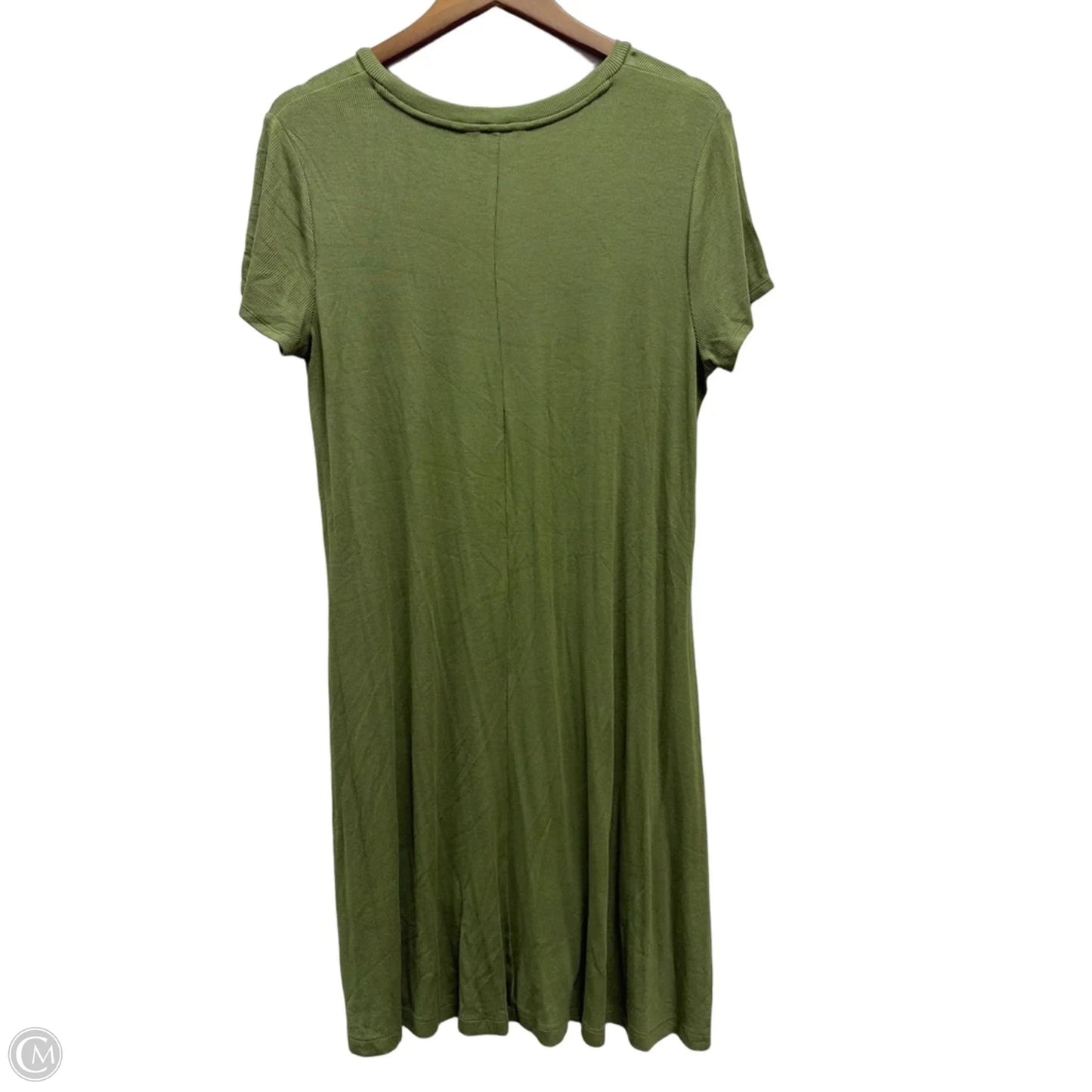 Dress Casual Midi By Time And Tru In Green, Size: L