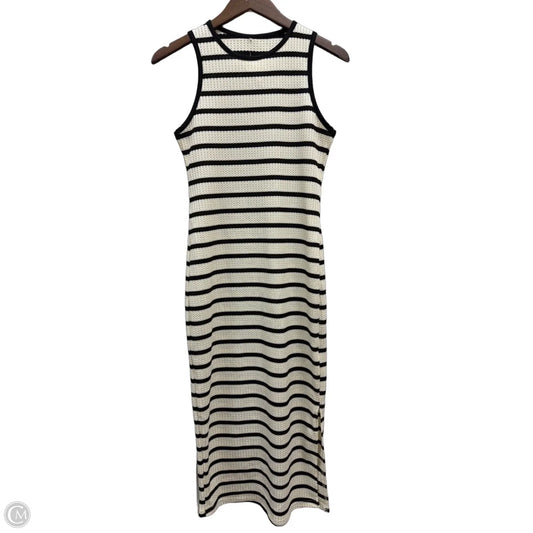 Dress Casual Maxi By Shein In Black & Cream, Size: Mp