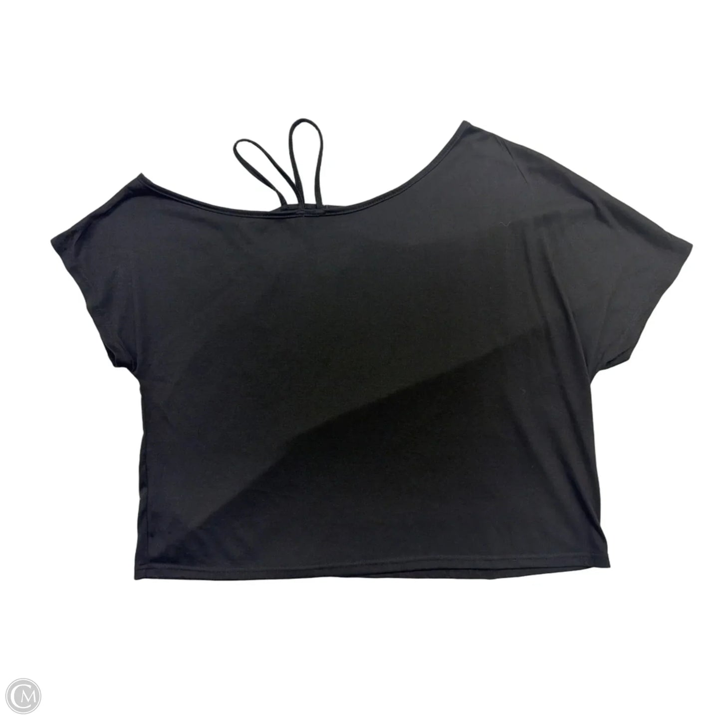 Top Short Sleeve By Shein In Black, Size: 2x