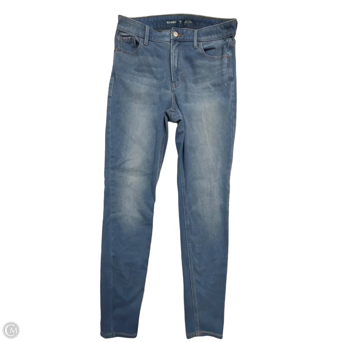Jeans Skinny By Old Navy In Blue Denim, Size: 10l