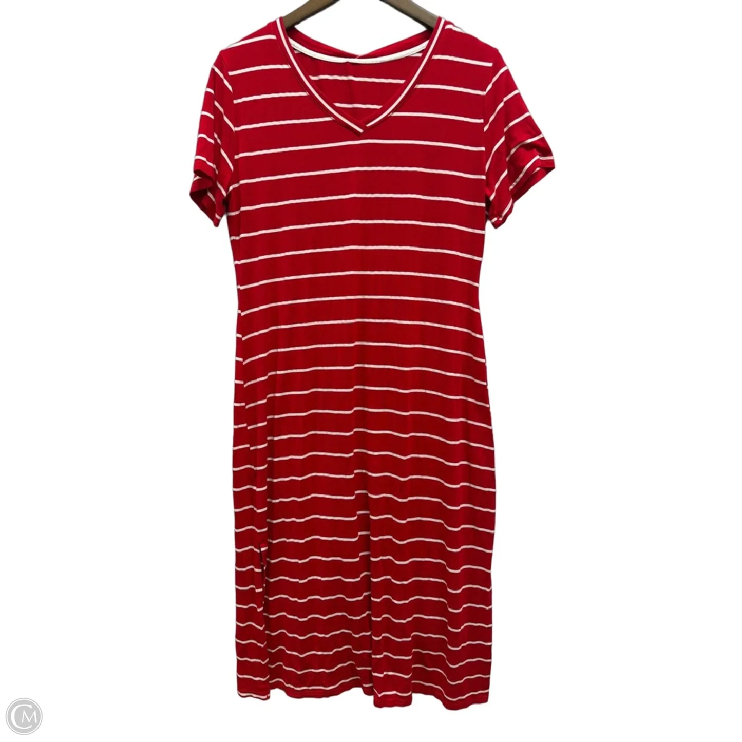 Dress Casual Maxi By Clothes Mentor In Striped Pattern, Size: L
