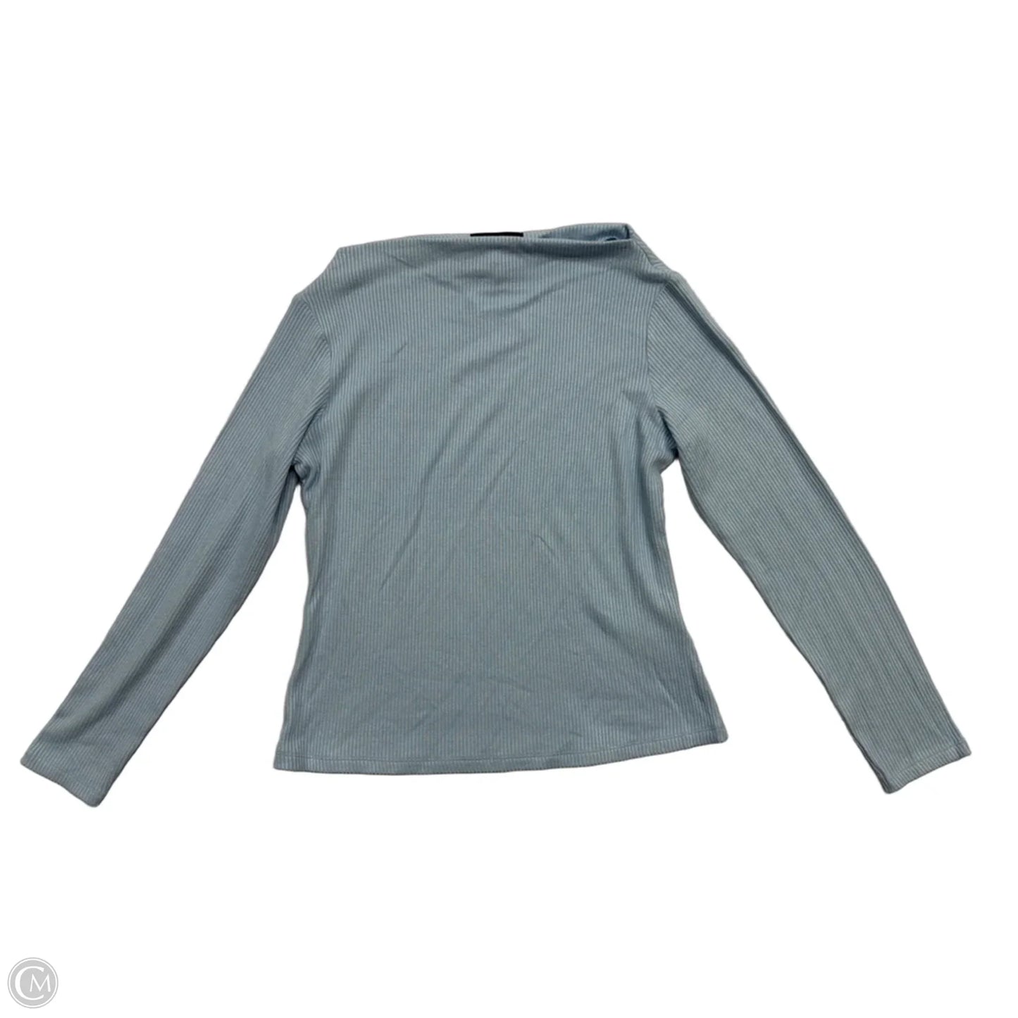 Top Long Sleeve By Banana Republic In Blue, Size: M