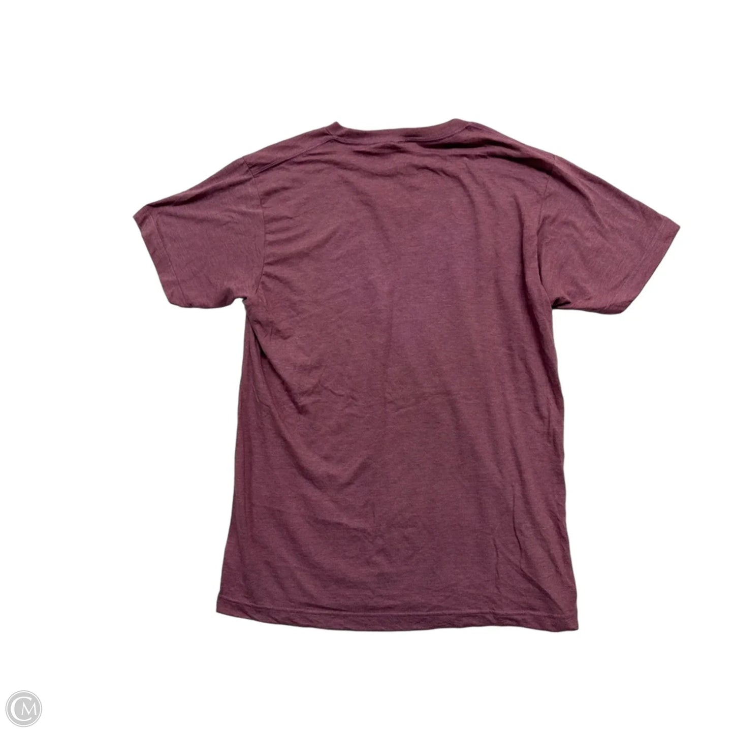 Top Short Sleeve By Tultex In Purple, Size: M