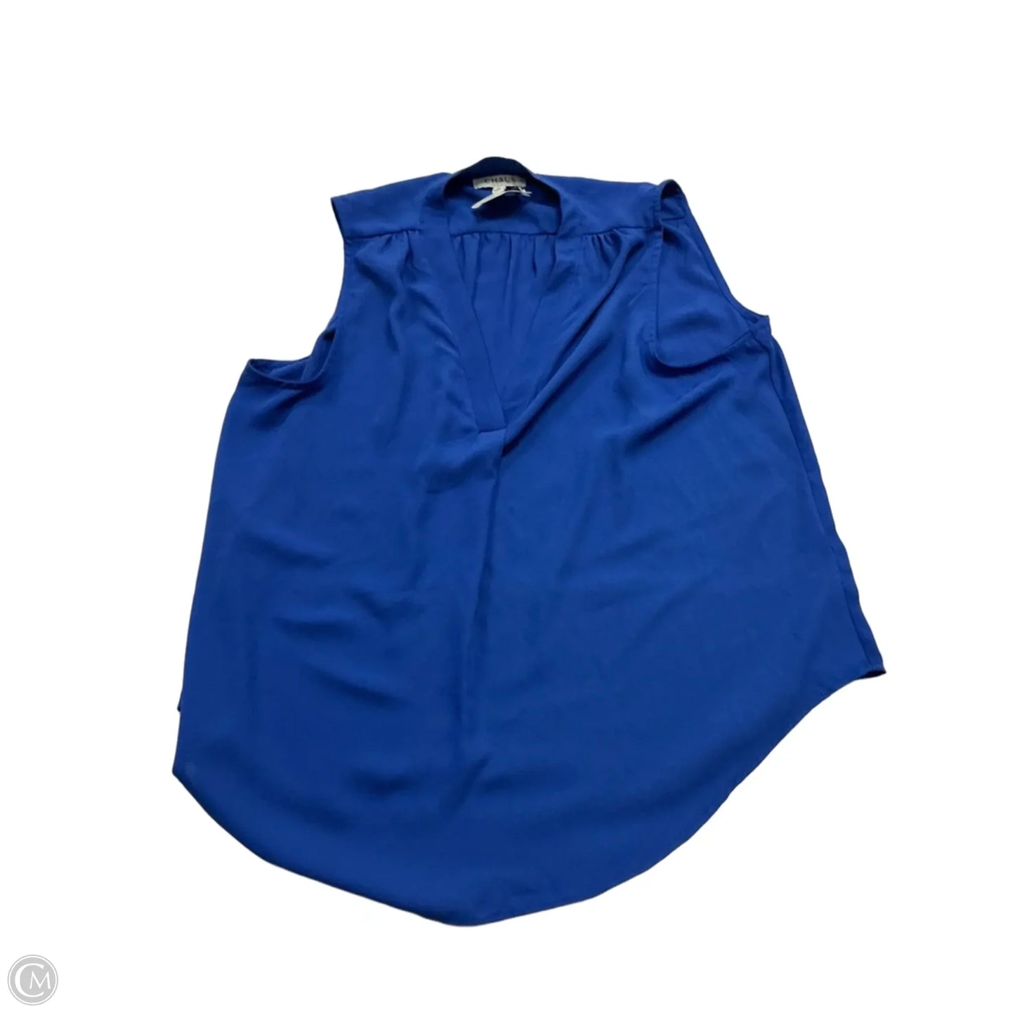 Top Sleeveless By Chaus In Blue, Size: Xl