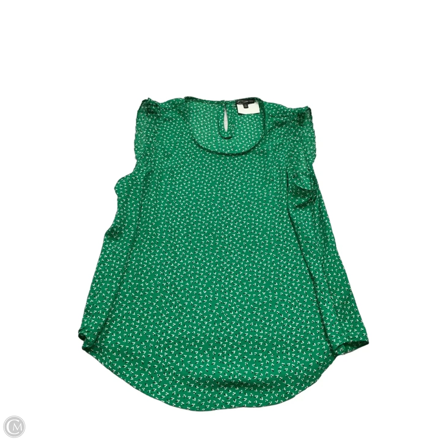 Top Sleeveless By Adrianna Papell In Green, Size: Xl
