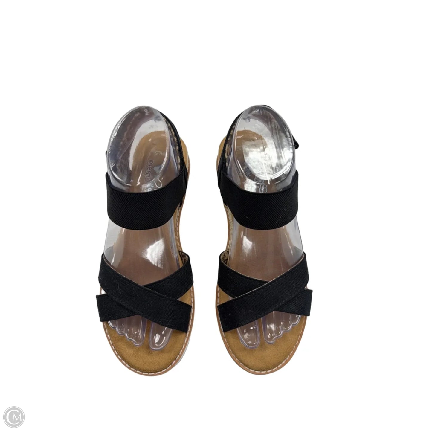 Sandals Flats By Bobs In Black, Size: 6.5