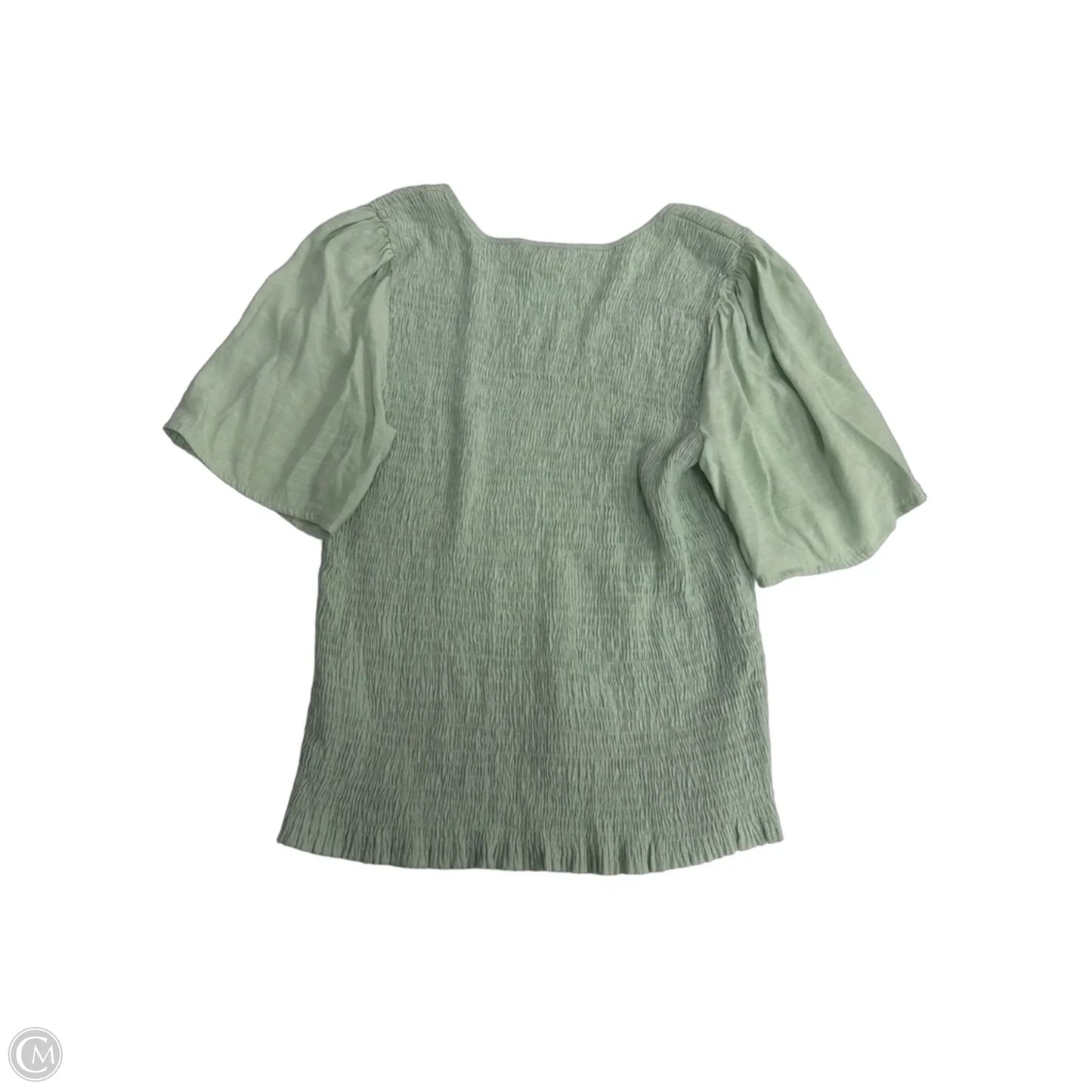 Top Short Sleeve By Nine West Apparel In Green, Size: Xl