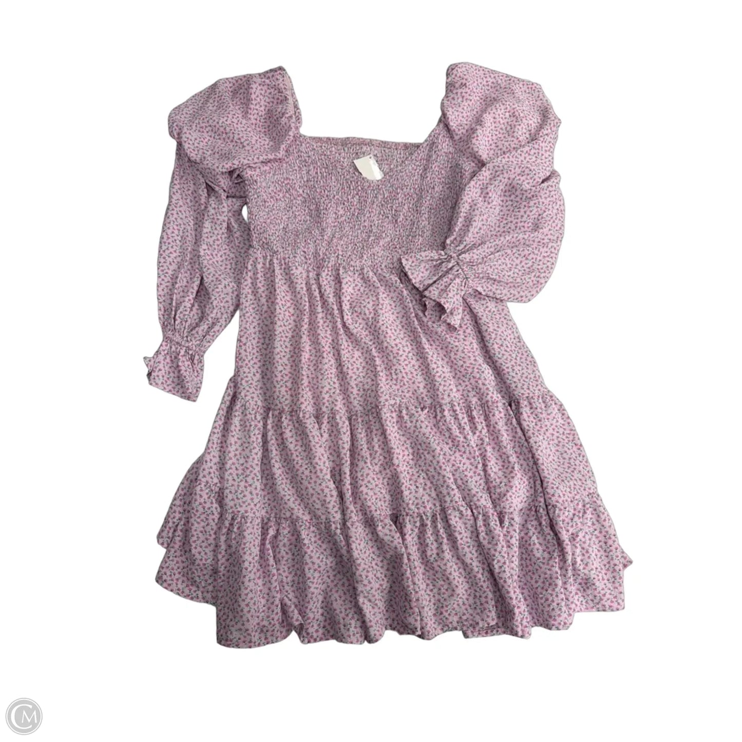 Dress Casual Short By Clothes Mentor In Floral Print, Size: Xl