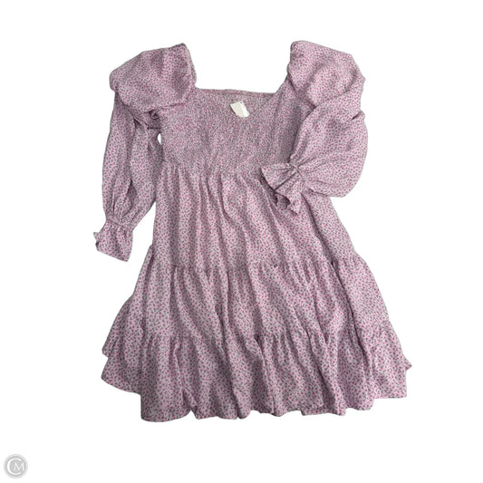 Dress Casual Short By Clothes Mentor In Floral Print, Size: Xl