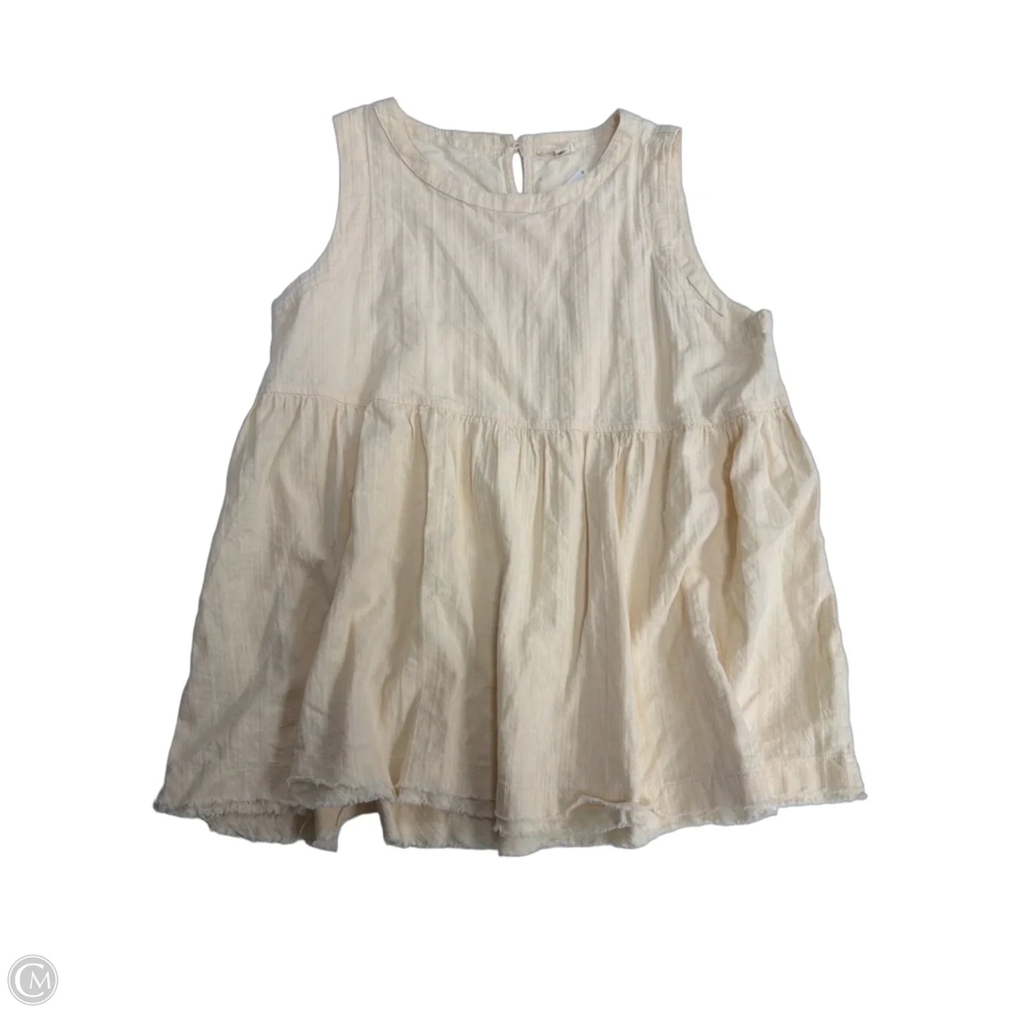 Tank Top By Cotton Bleu In Tan, Size: Xl