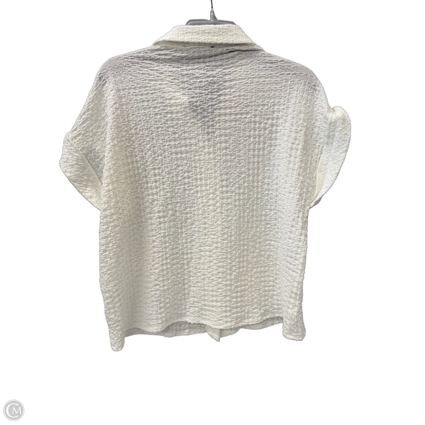 Top Sleeveless By Adrianna Papell In White, Size: M