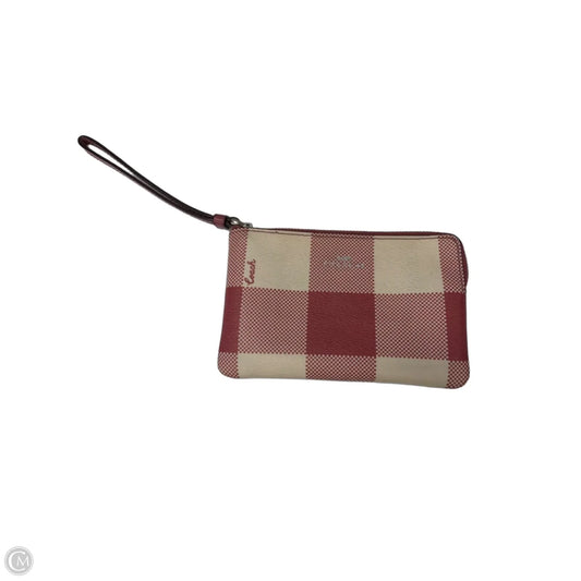 Wristlet Designer By Coach, Size: Medium